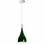 The Fenwick Pendant — Retro Metal Teardrop Light