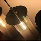 The Bishopsgate Pendant — Black Perforated Cylinder Cluster