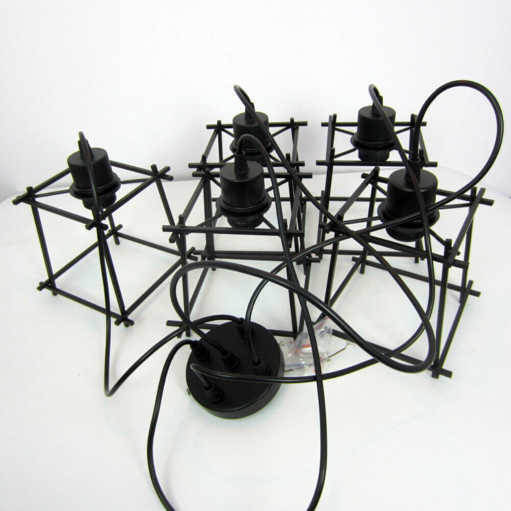 The Cranmore Chandelier — 5-Cage Cluster Pendant