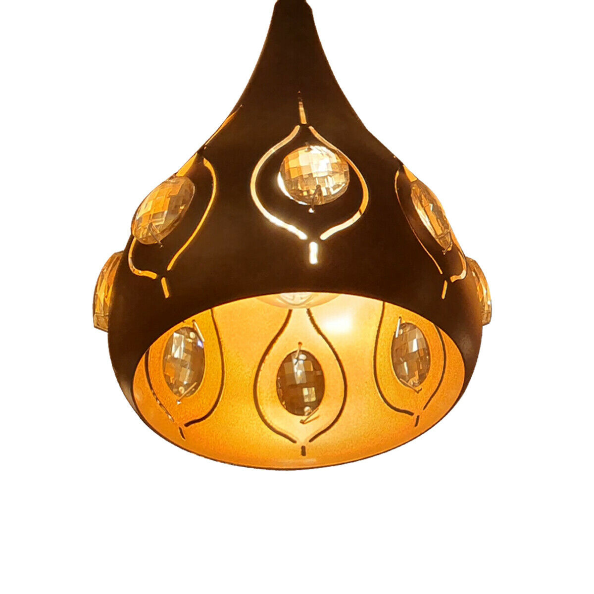 The Bellingham Pendant — Teardrop Cage Light