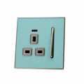 The Azurelle Socket — Glossy Blue, Satin Gold Insert