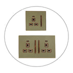 The Solvane Socket — Gold, Single, 13A