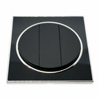 The Obsidian Switch — Black Glass, Round, Triple